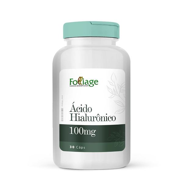 Ácido Hialurônico 100mg 30 Cápsulas