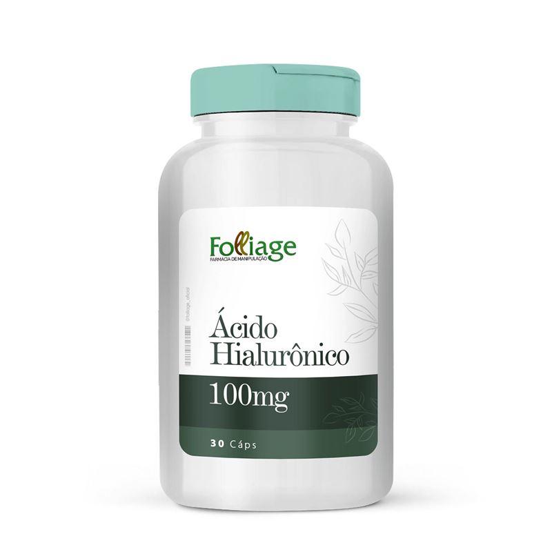 Ácido Hialurônico 100mg 30 Cápsulas