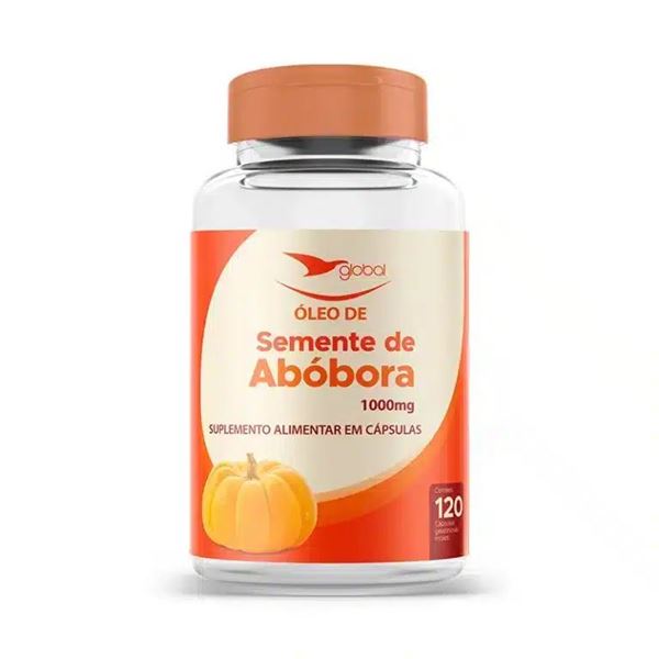 Óleo de Semente de Abóbora Global 120 Cápsulas